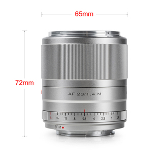 VILTROX-lente de cámara de gran apertura, APS-C de enfoque automático F1.4, AF23/F1.4M, para EOS M3/M5/M6/M6 <span class=keywords><strong>Mark</strong></span> II/M7/M10/<span class=keywords><strong>M50</strong></span>/MarkII/M100 - Product Image 4