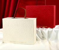 Boîte-cadeau personnalisée pour souvenirs, friandises à main haut de gamme, mariage spécialement conçu avec rose E