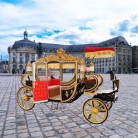 Calèche électrique de tourisme, nouveau design, véhicule de tourisme populaire, calèche royale pour mariage