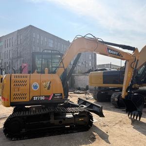 Mini-excavatrice sur chenilles Sany SY75C pro d'occasion en bon état, excavatrice Sany Sy75 Pro à vendre - Product Image 2