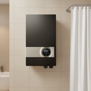 Chauffe-eau électrique sans réservoir D0100X3EHYT 27Kw, commande tactile, montage mural, avec verrouillage enfant, écran LED - Product Image 2