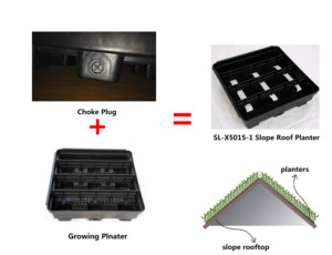 Plateau de toiture vert modulaire pour l'aménagement de toitures vertes et les projets paysagers afin d'améliorer la qualité de l'air - Product Image 5