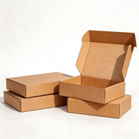 Cajas de Envío Corrugadas Ecológicas Personalizadas con Laminado Mate y Recubrimiento UV, Reutilizables y Hechas con Materiales Reciclados para Empaquetado de Comercio Electrónico