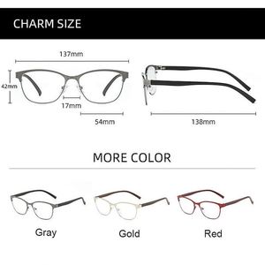 Gafas de Lectura de Aleación Personalizadas al por Mayor, Gafas de Lectura con Protección Contra la Luz Azul para Mujer - Product Image 5