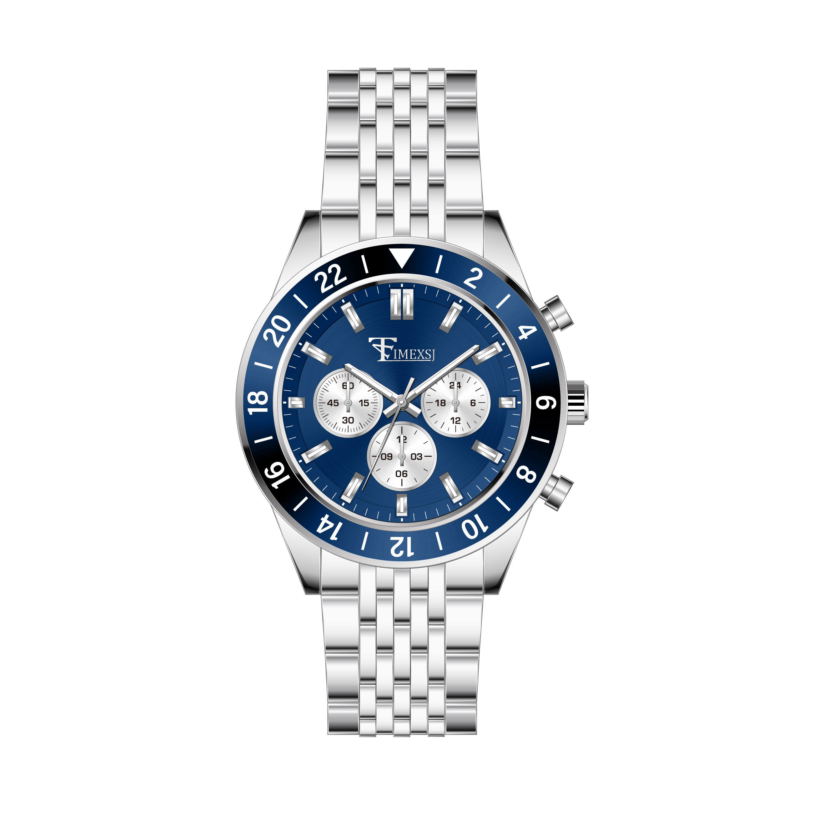 เงิน + น้ำเงิน