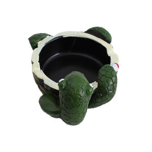 Wholesale Cheap Resin Cartoon Green Turtle Design Cigar <b>Ashtray</b> for Office & Home Use <b>Portable</b> Smoking Accessories - Product Image 3