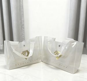 Sac fourre-tout d'été en PVC transparent personnalisé avec laser, imperméable, grande capacité, sac à bandoulière pour femme, sac en gelée à bandoulière - Product Image 3