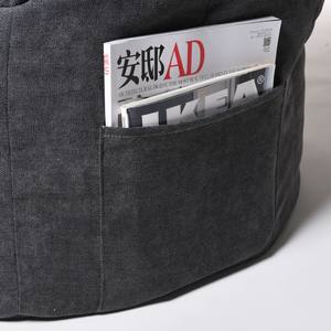 قماش قابل للغسل سينما المنزلية كيس فول الزاوية ، قماش مغسول بدون ملء أسود للكريسماس - Product Image 6