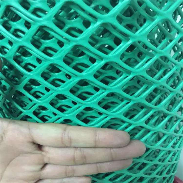 Tuin trellis rooster hek hdpe diamond mesh plastic hek directe fabriek levering