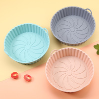 Ensemble d'accessoires pour friteuse à air chaud, pot en silicone rond et carré pliable, doublure en silicone pour friteuse à air Ninja