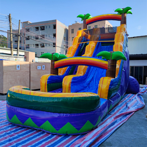 15ft 20ft trượt nước Inflatable thương mại Inflatable trượt nước Hồ bơi bơm hơi khổng lồ trượt - Product Image 5
