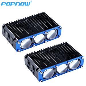 Luces de Trabajo LED de Tres Lentes con DRL, Ventiladores Dobles, Luces Antiniebla Auxiliares, Luces LED para Parrilla Todoterreno - Product Image 6