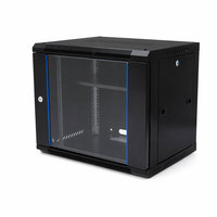 Armoire réseau OEM 19 pouces 4U 6U 9U en acier SPCC ventilée et anti-poussière, mini-rack de serveur pour équipement réseau de bureau à domicile