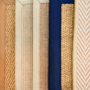 Tappeto in Sisal Intrecciato <span class=keywords><strong>a</strong></span> Spina di Pesce per Interni, con Bordo Autoaderente in Fibra Naturale, Personalizzabile con Logo OEM, Vendita Calda - Product Image 6