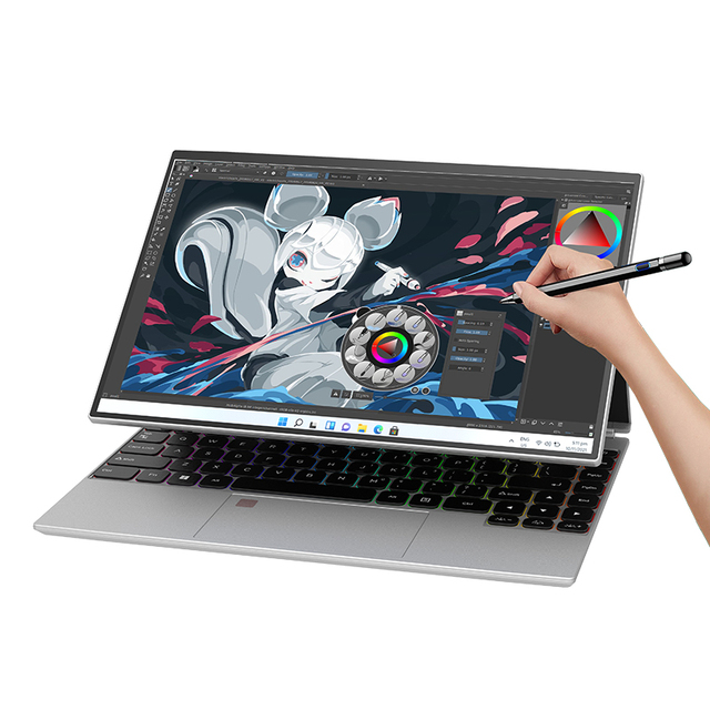 24Hours Delivery Intel N95 Touch Screen Business Laptop 14inch Tablet Mini PC 16GB 512GB Notebook Computer for Home and Personal