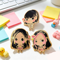 Badge nominatif personnalisé en métal pour employé, épingles de revers, logo, épingles en émail souple à paillettes, fabricant d'épingles en émail dur
