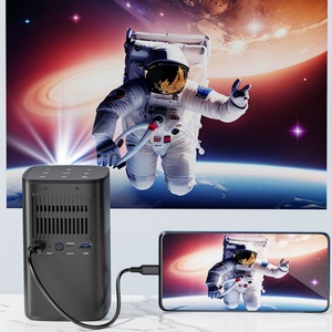 โปรเจคเตอร์ DLP 3D 4K แบบกำหนดเอง ระบบ Android 9 ปรับคีย์สโตนอัตโนมัติ โฟกัสอัตโนมัติ พกพาสะดวก แบตเตอรี่ 15000mAh - Product Image 2