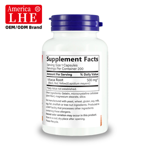 Suplemento de Raíz de Maca Dietética 500mg, Fabricante de Cápsulas de Maca de Alta Potencia para Energía, Apoyo Energético para Hombres y Mujeres - Product Image 4