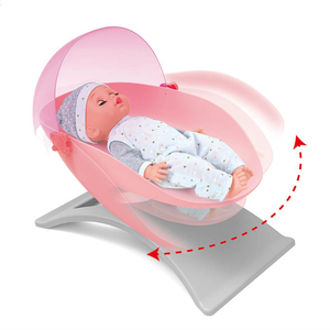 Poupée Bébé Réaliste de 14 Pouces <span class=keywords><strong>avec</strong></span> 12 Sons, Ensemble de Jeu d'Imitation <span class=keywords><strong>avec</strong></span> <span class=keywords><strong>Baignoire</strong></span> et Accessoires d'Alimentation, Jouet Reborn pour Filles et Enfants - Product Image 6