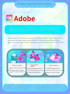 สำหรับโปรแกรม <span class=keywords><strong>Adobe</strong></span> All <span class=keywords><strong>Apps</strong></span> 2025 การเปิดใช้งานของแท้ ค่าธรรมเนียมรายปี Ps AI Generation Subscription สำหรับ Win/M12 ผลิตในสหรัฐอเมริกา - Product Image 2