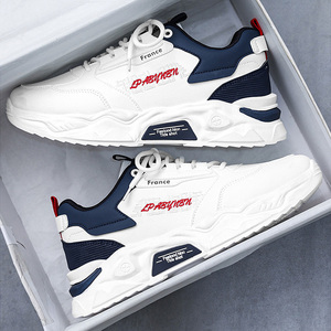 Chaussures pour hommes 2026 Nouvelle collection Printemps Tendance nationale Polyvalentes, Chaussures de sport décontractées en cuir imperméables pour l'été, style 'Dad Shoes' pour adolescents - Product Image 6