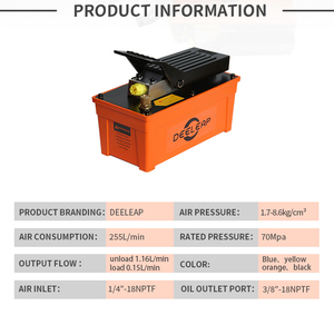 DEELEAP 10000PSI NUEVO PAS14 700bar Bomba de Aire de Alta Presión de Aluminio, Consumo de Aire de 255 L/Min - Product Image 6