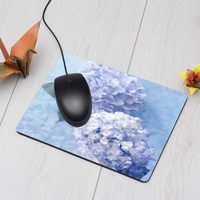 Tapis de souris confortable pour le bureau, design floral imprimé, taille personnalisée pour l'espace de travail