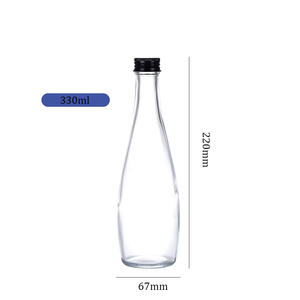 ขวดแก้วใ<span class=keywords><strong>ส</strong></span>ขนาด11ออนซ์330มล. <span class=keywords><strong>ส</strong></span>ำหรับน้ำแร่และน้ำอัดลมพร้อมฝาเกลียวโลหะ - Product Image 3