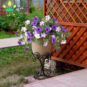 Flores Artificiales de Petunia Resistentes a los Rayos UV, Plantas Artificiales de Gloría de la Mañana para Jardín, Patio, Balcón, Decoración Interior del Hogar - Product Image 4