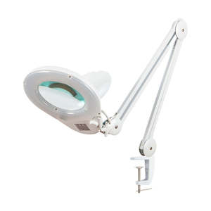 Adjustable 3 Section Arm LED <b>Clamp</b> Lamp with HD Optical Lens and Shadowless <b>Light</b> for Repair and Crafts - Product Image 4