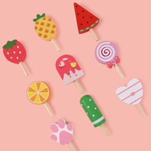 Grand camion <span class=keywords><strong>de</strong></span> bonbons et <span class=keywords><strong>de</strong></span> glaces en bois avec présentoir - Chariot <span class=keywords><strong>de</strong></span> jeu d'imitation Montessori pour enfants, filles et garçons - Product Image 3