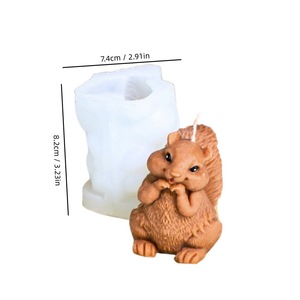 Cartoon Animal Shaped Scented <b>Candle</b> Silicone <b>Mold</b> DIY Craft Plaster <b>Molds</b> For <b>Candle</b> Making - Product Image 5