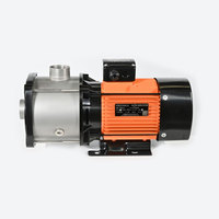 Pompa Multistage Horizontal Frekuensi Variabel Semua Bahan Stainless Steel Pompa Booster Rendah OEM Dapat Disesuaikan Kontrol Otomatis Penuh