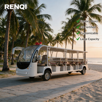 Autobús Eléctrico Turístico para 20 Pasajeros, Listo para la Flota, Batería de Litio, Largo Alcance, Vehículo de Transporte, Capacidad de Subida del 30%, Doble Sistema Hidráulico