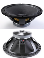 OEM ODM Speaker Subwoofer 18 Inch dengan Voice Coil Tembaga, Driver Speaker Profesional 2000W untuk Audio Rumah dengan W18-7 Hitam