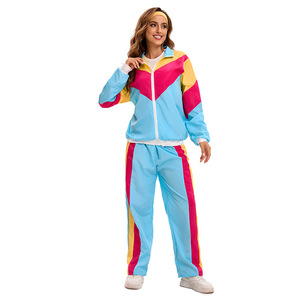 Traje Deportivo de Discoteca para Mujer, Ropa de Actuación en Escenario, Chándal Colorido, Ropa de Fiesta para Adultos, Disfraz de Hip Hop, Estilo 129 Kits Disco - Product Image 2
