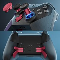 CHARM FOCUS Kit Pengganti Tombol Logam 14 in 1 Terlaris, Cocok untuk Pengontrol Game Elite Series 2