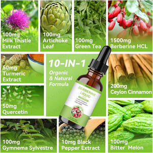 LDJ TK penjual terbaik 1500mg berine cairan tetes 2fl.oz 60ml ekstrak ramuan berine HCl untuk metabolisme dewasa wanita hamil - Product Image 5