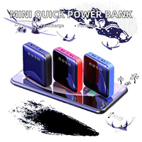 Meilleure batterie externe portable 5000 mAh à charge rapide, mini double USB, logo personnalisé, compatible Micro USB Type-C