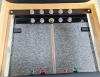 Machine de Pilates Reformer Pliable en Chêne Massif, Gain de Place, Portable, à Faible Bruit, avec Rails Coulissants, Lit d'Entraînement pour Studio de Pilates, Garantie 5 Ans