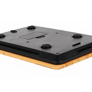 Balance de cuisine numérique en bambou de 5kg alimentée par batterie balance de pesée électronique en bois pour l'alimentation et la cuisine - Product Image 5