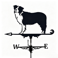 OEM ODM Indicateur de direction du vent robuste en forme de chat pour toit de ferme, jardin, cour, décoration extérieure