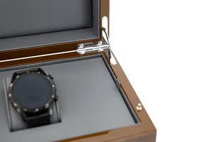 Изготовленная на заказ роскошная деревянная упаковочная коробка, глянцевая Лаковая коробка для часов для оптовой продажи