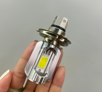 Ampoule LED pour moto LS MotorcycleMini Driving H4 BA20D 12V-80V, faisceau haut et bas, phare pour mini-moto 10W
