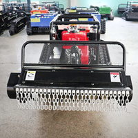 Harga Pabrik RC Crawler Flail Lawn Mower KOOP Tenaga Diesel Lebar Pemotongan 800mm1200mm Crawler Lawn Mower