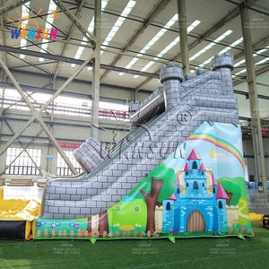 WINSUN Custom Commercial Adults Kids Blow Up Slide Ancient <b>Castle</b> PVC Inflatable Dry Slide - Product Image 3