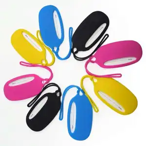 China Factory Price Pvc Silicon Rubber Travel Luggage Tag