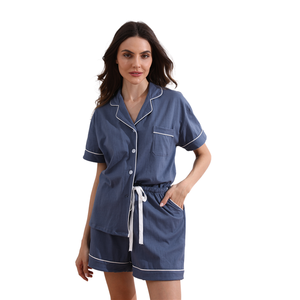 Pigiami corti 6056 FUNG <span class=keywords><strong>pigiama</strong></span> da <span class=keywords><strong>donna</strong></span> 100% <span class=keywords><strong>pigiama</strong></span> in <span class=keywords><strong>cotone</strong></span> - Product Image 5