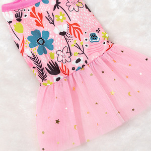Lindo vestido de <span class=keywords><strong>perro</strong></span> para perros pequeños Chihuahua Pug ropa dulce princesa estilo gato princesa vestido de boda <span class=keywords><strong>perro</strong></span> falda con lazo - Product Image 4