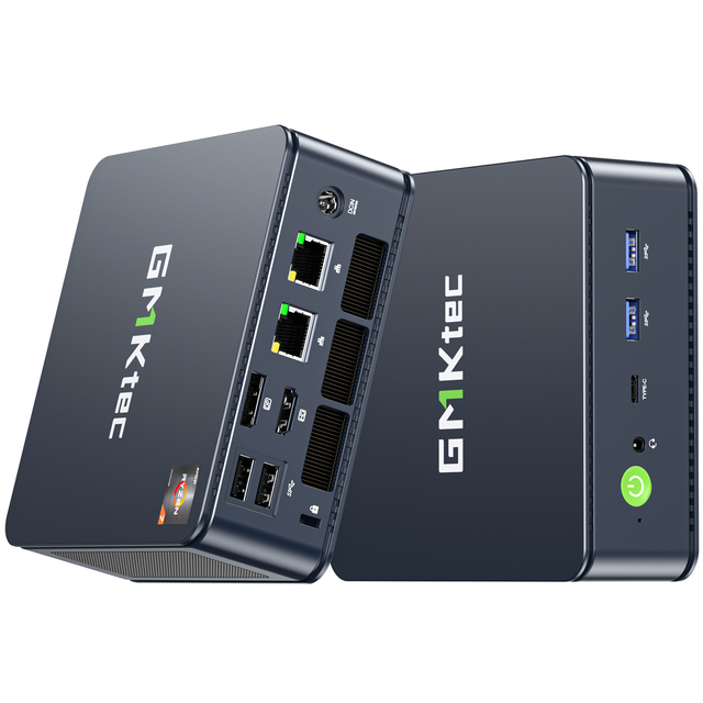 GMKtec AMD R7 Mini PC 8-core 16-thread 16/32GB DDR4 512GB/1TB SSD Mini Computer PC Win 11 Pro Mini Desktop PC Portable Mini Host